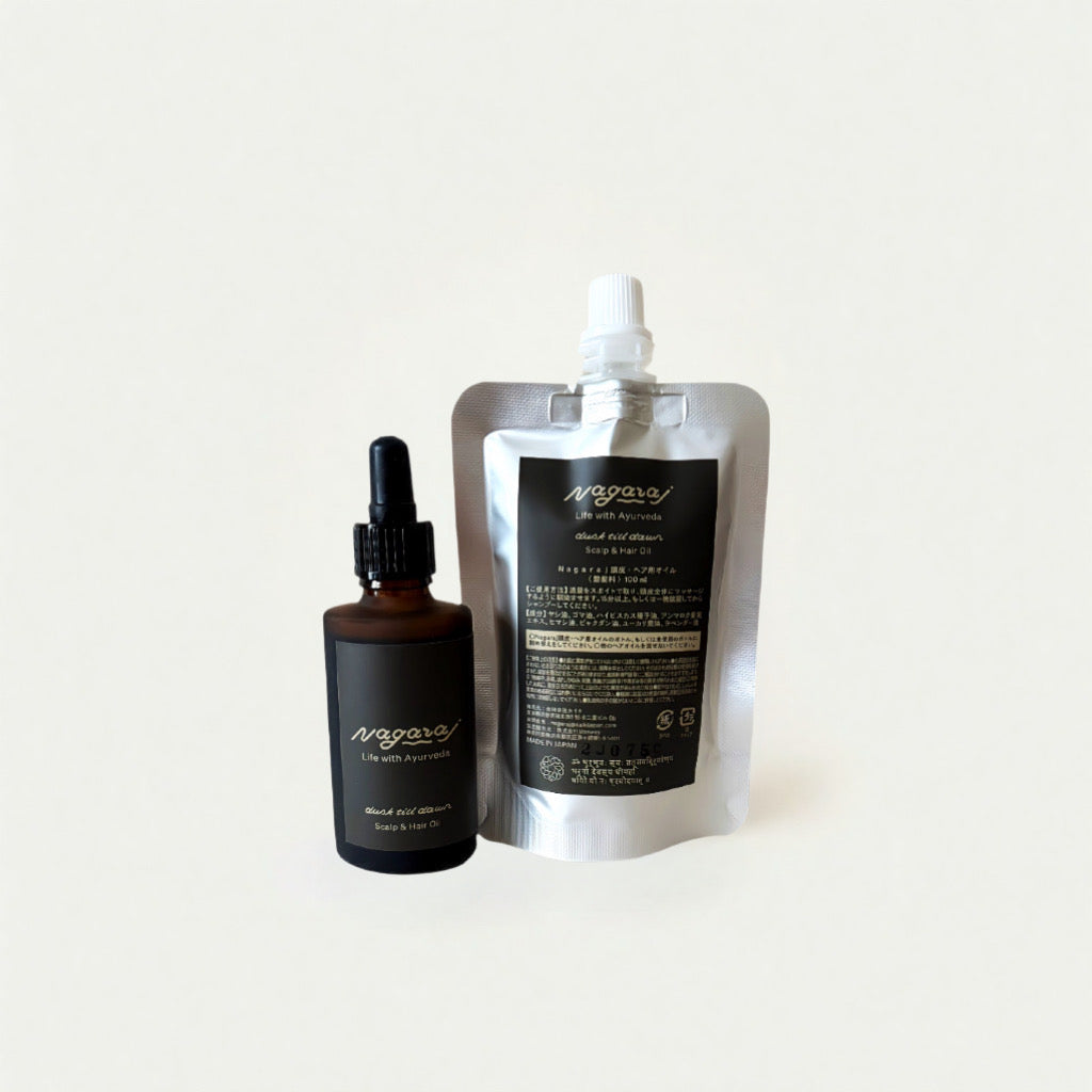 お得なスターターキット 頭皮ヘアオイル30ml+詰替パウチ100ml